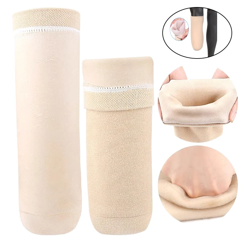 

Thicken Care Gel Prosthetic Sock Reusable Elastic Band Breathable Sweat Absorption Stump Amputee Protection Calf Resistant