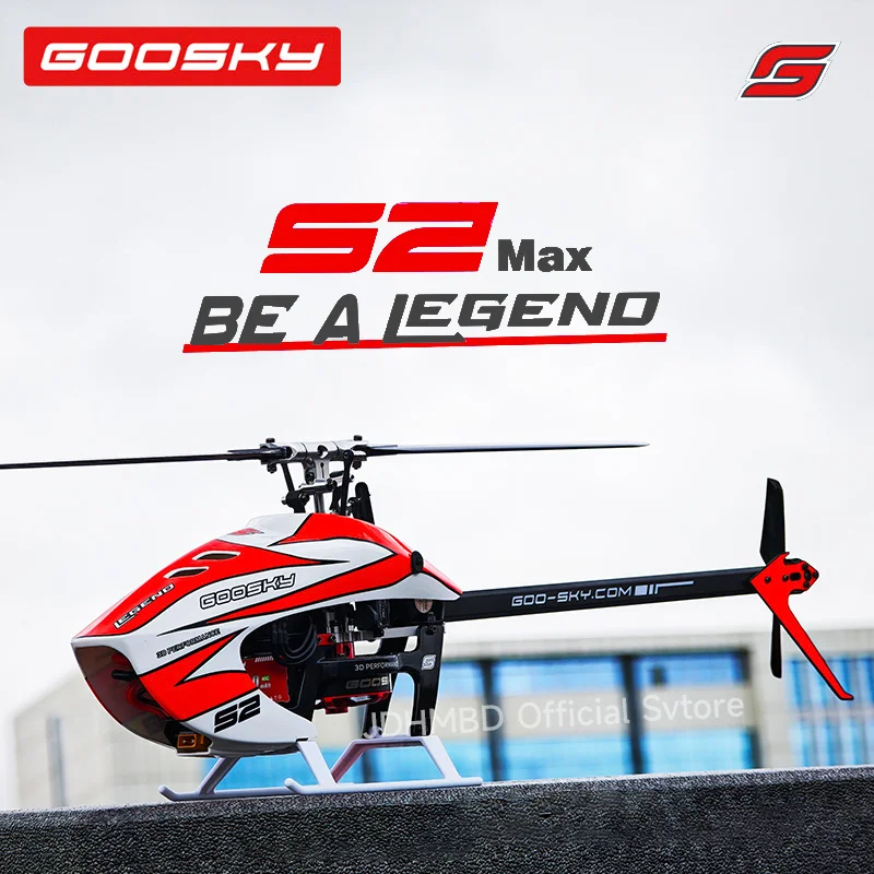 

GOOSKY S2 Max Model Aircraft Built-In S-Fhss Dual Brushless High Performance 3D Stunt Remote Control Helicopter Boutique Gift