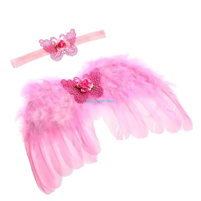 

K92D Newborn Wing Photography Props Wing Soft Wing Comfortable for Baby Pictures & Memories