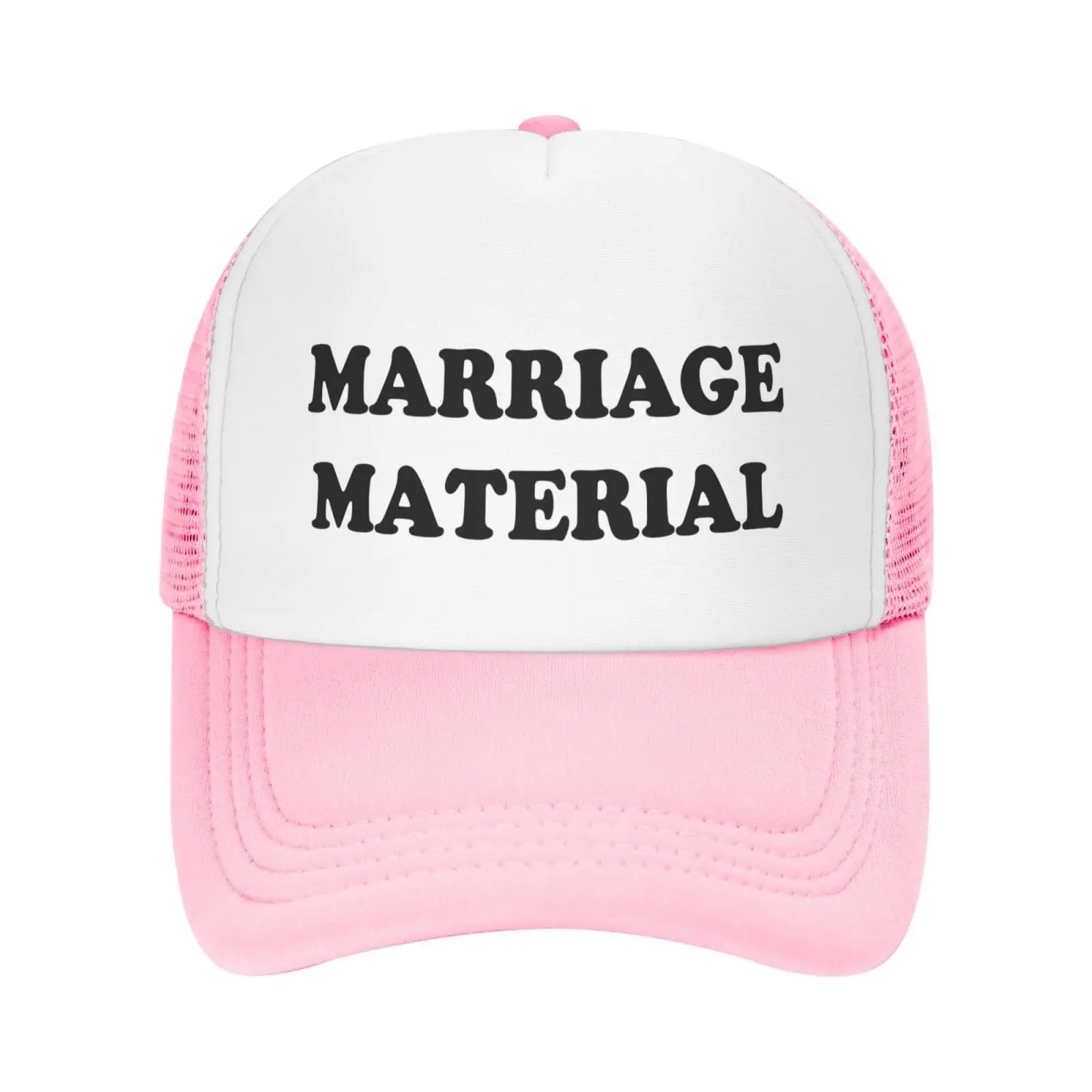 Marriage Material Funny Trucker Hats Humor Gag Gift Joke  Vintage Baseball Caps Adults Cool Hats