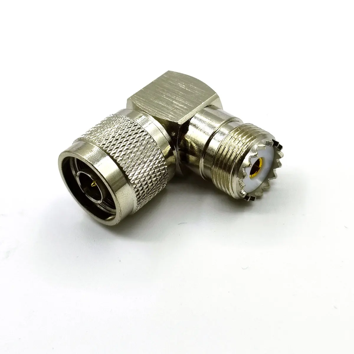 10pcs  brass N Male TO UHF female Right Angle ADAPTER connector