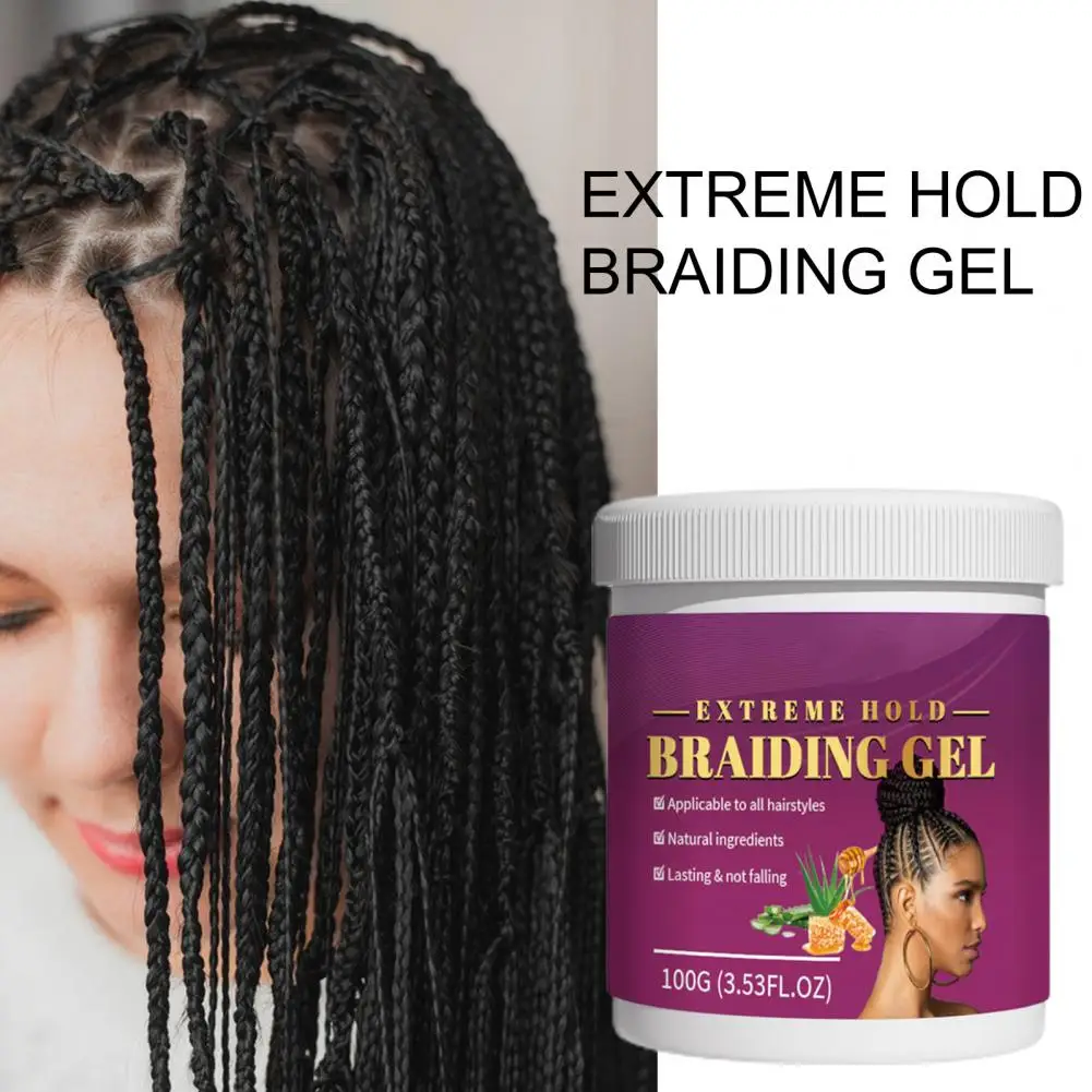 

100g Hair Styling Wax Reduces Hair Damage Anti-hair Fall Moisturizing Strengthen Brightness Hold Dreadlock Styling Cream Home