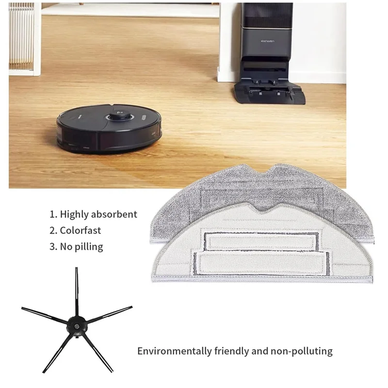 BBNV-อุปกรณ์เสริมสําหรับ Roborock S8 S8 PLUS S8 + S8 Pro Ultra หลักแปรงด้านข้าง HEPA FILTER Mop ผ้าเปลี่ยน Pad