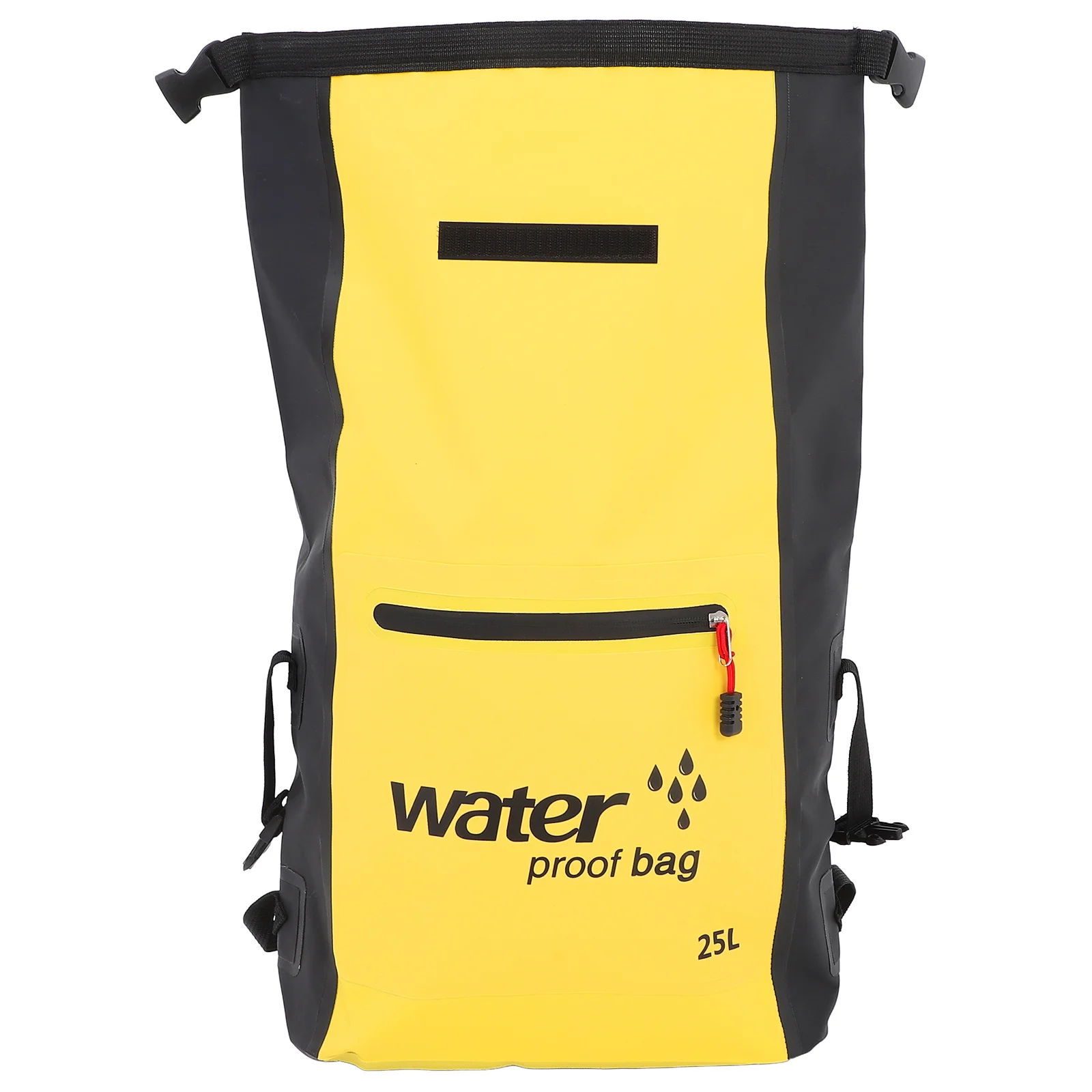 25L Drifting Storage Bag Waterproof High Quality PVC Mesh Outdoor Camping Hiking Beach Dry Bag Yellow Waterproof Backpack