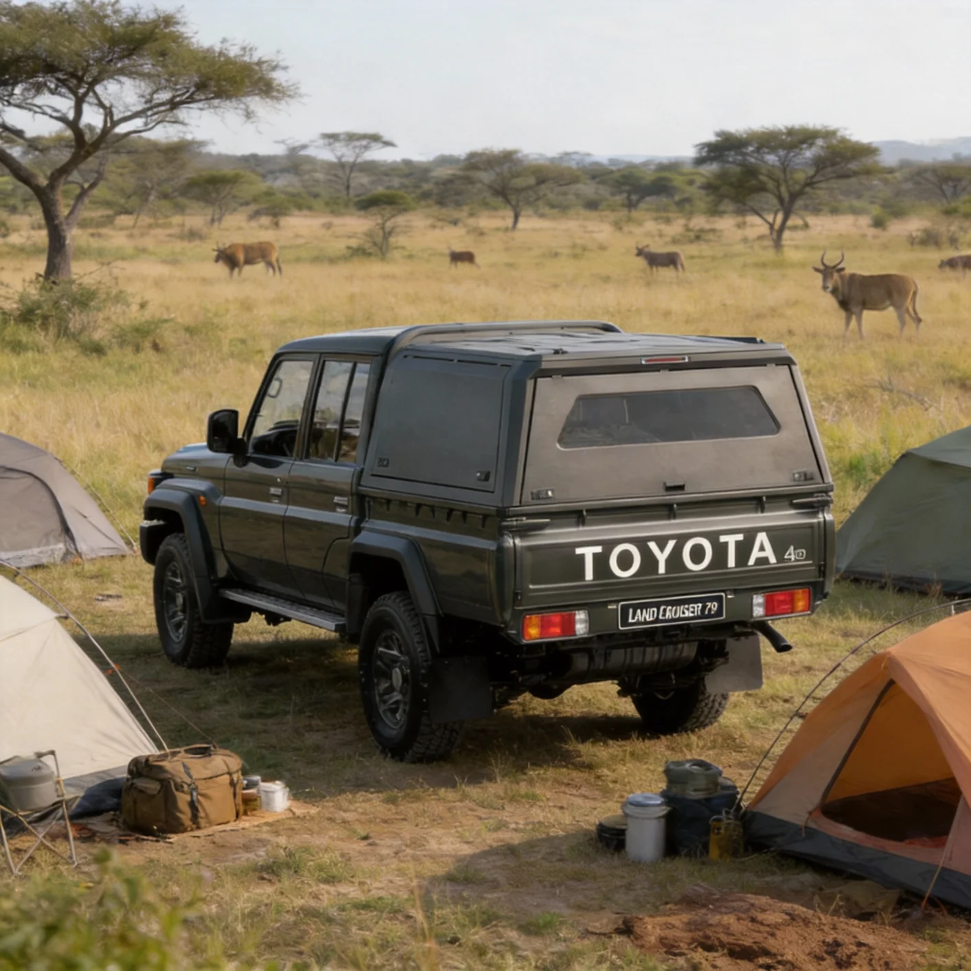 

New Style Aluminum Alloy Pickup Truck Hard Top Canopy With Luggage Bar Pickup Truck Bed Cover for Toyota LC79