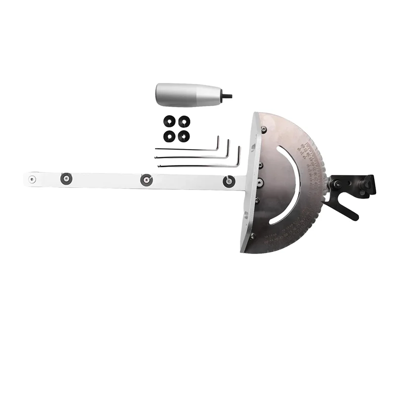 ABLK Miter Gauge For Table Saw Miter Guide With 120 Angle Stops