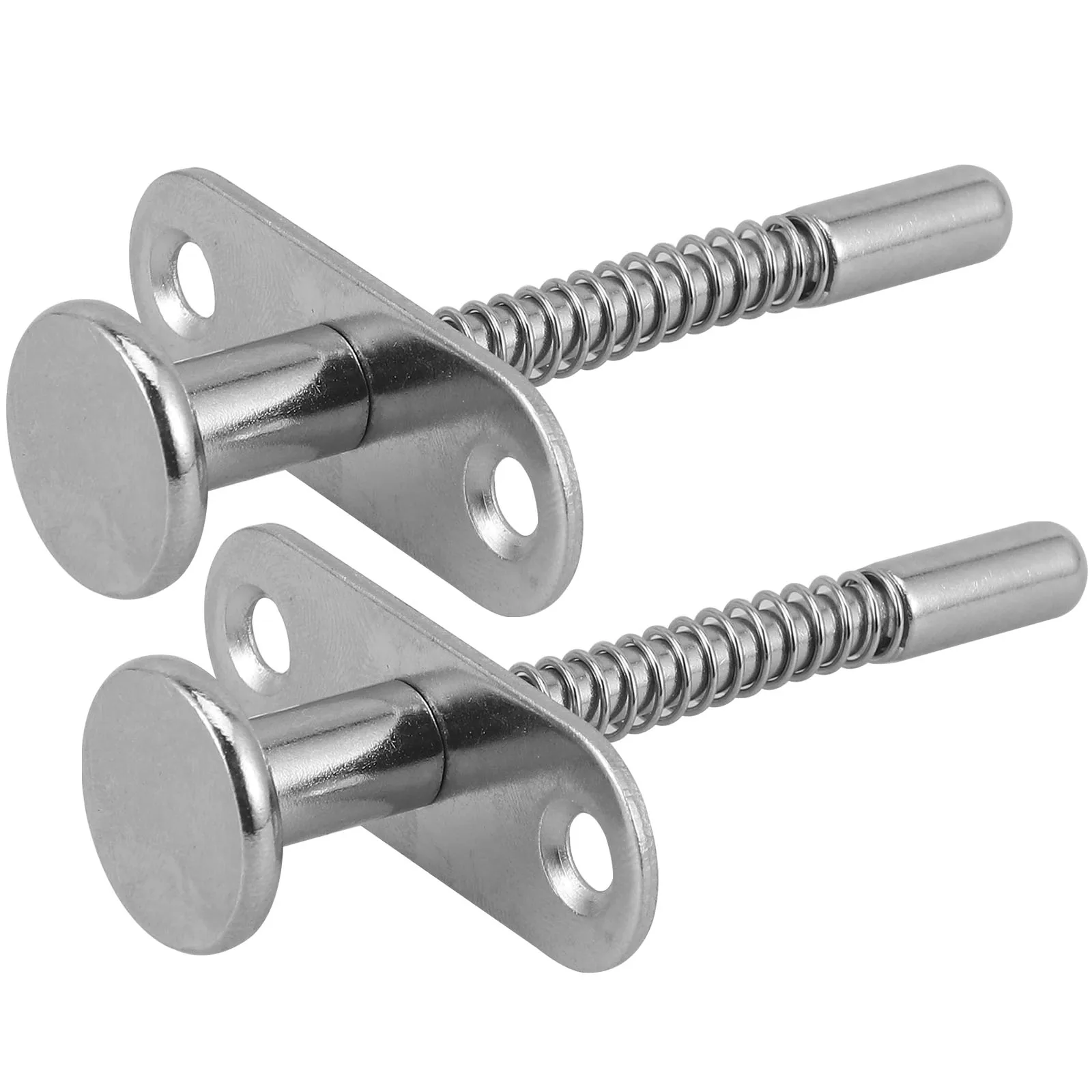 2pcs Spring Latch Cot Parts Baby Crib Plunger Loaded Metal Cotter Adjusting Lever Bed Fastening Durable Hardware Spring Pin
