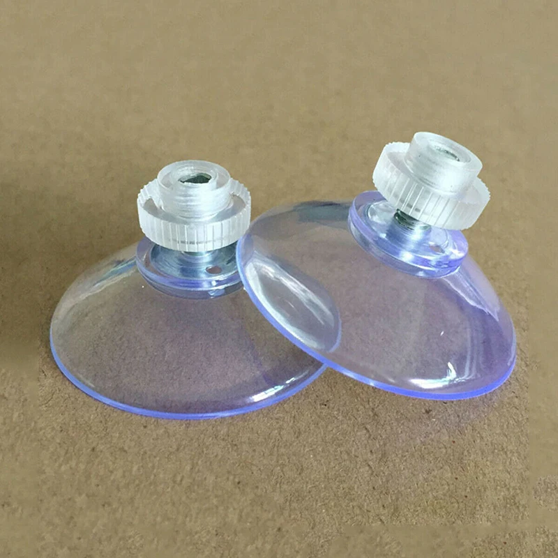 12/9/6/3Pcs Clear Sucker Suction Cups Mushroom Head Strong Vacuum Suckers Hooks Hanger For Window Decoration Wedding Car Glass