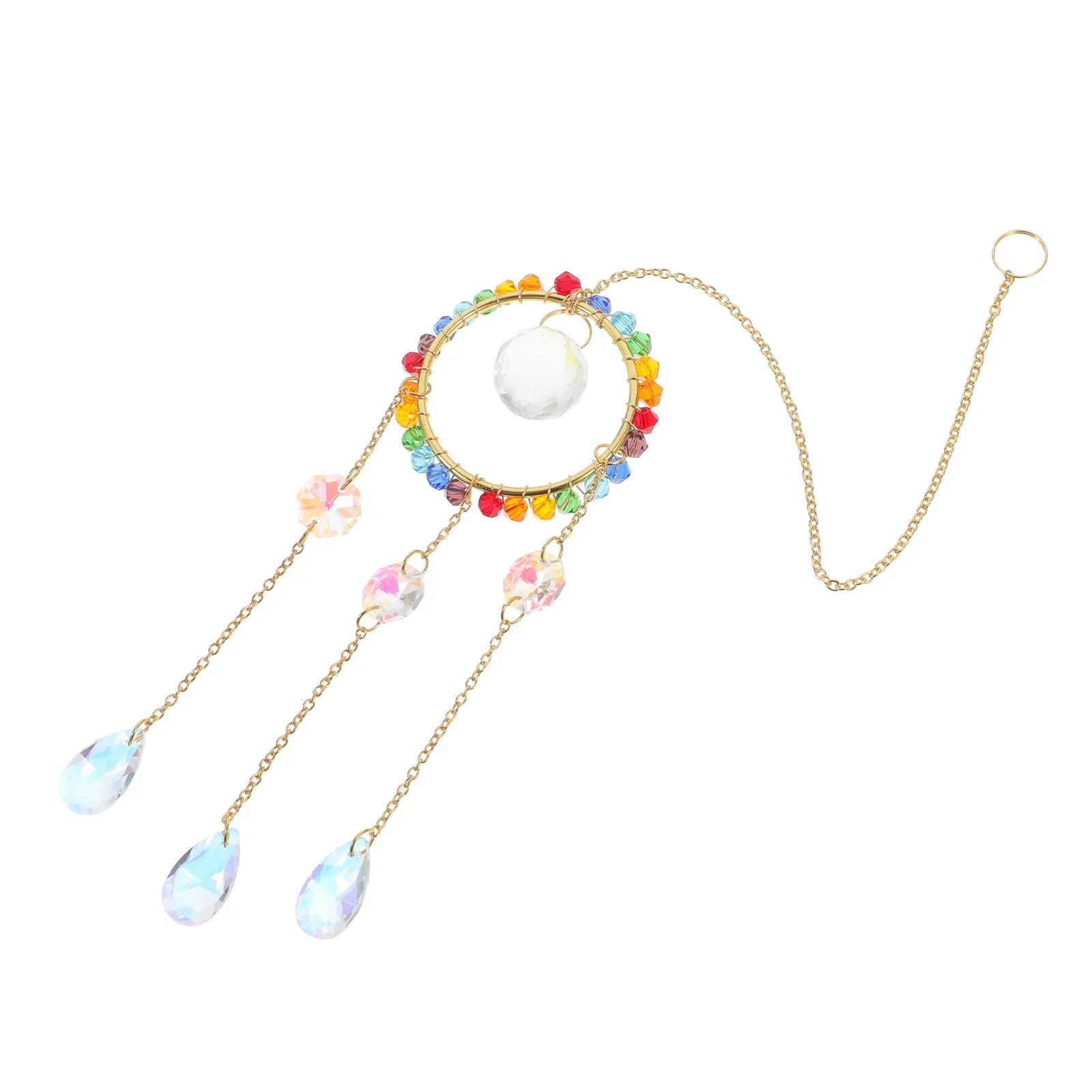 Crystal Suncatcher for Windows Garden Balcony Home Decor Hanging Sun Catcher Light Catcher Indoor Outdoor Crystal Prism Hanging