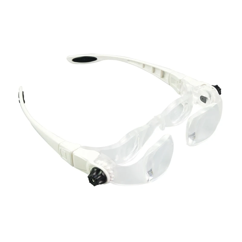 Multi-functional Loupe-Reading Glasses Head Mounted Glass Magnifier Dropship