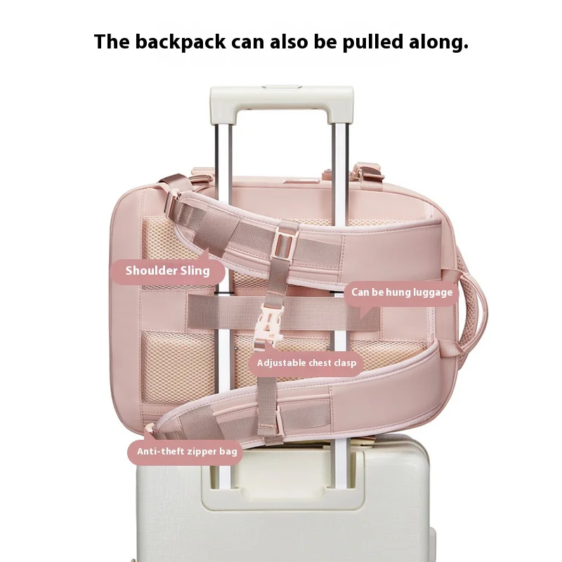 Tas Kasual Bisnis Kemasan Kompresi Vakum Tas Travel Y2k Ransel Fashion Ransel Kapasitas Besar Tas Tahan Air Untuk Pria