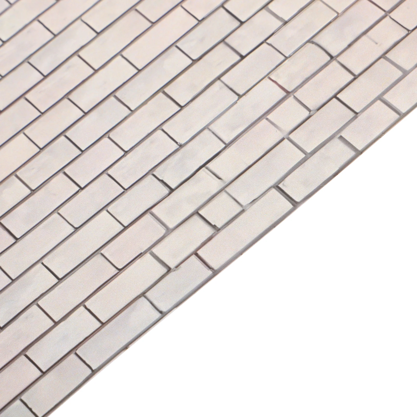 9 Stück selbstklebende Puppenhaus-Tapete zum Abziehen, Miniatur-Wandpaneele im Maßstab 1:12 für Mini-Hauszubehör, DIY-Wandverkleidung