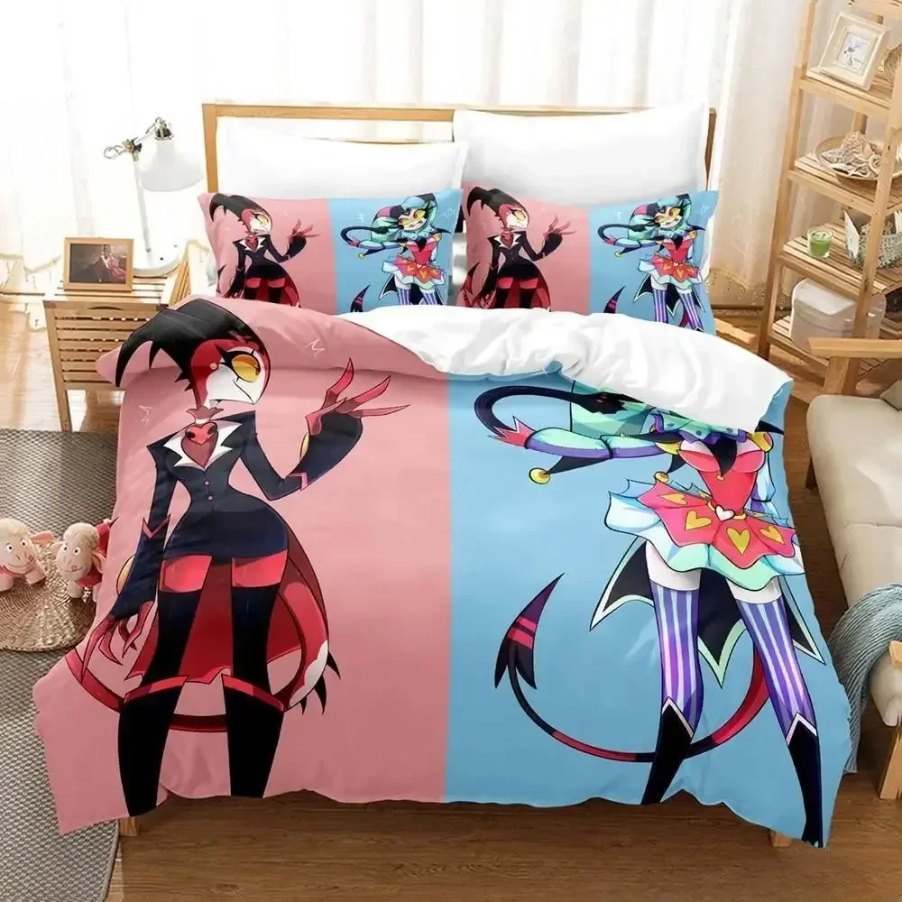 

New Blitzo Boss Bedding Set Single Twin Full Queen King Size Bed Set Adult Kid Bedroom Duvet cover Sets Anime parure de lit Bed