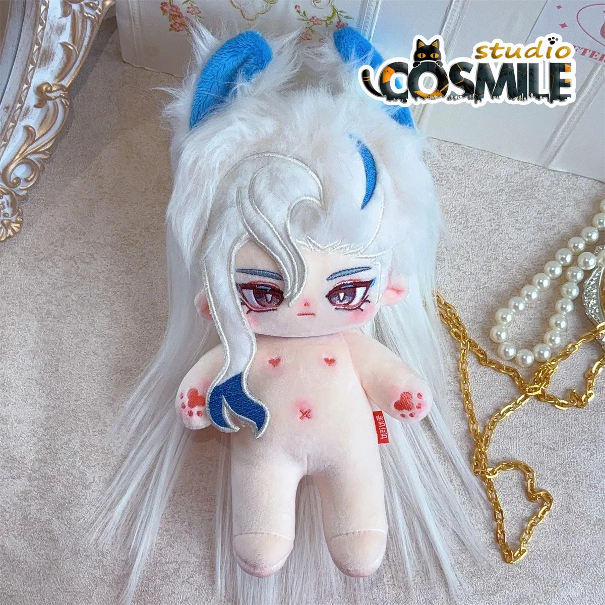 Stuffed 20cm Game Genshin Impact Neuvillette Plushie Plush Doll Toy Only Body YK New Year Xmas Gifts For Children