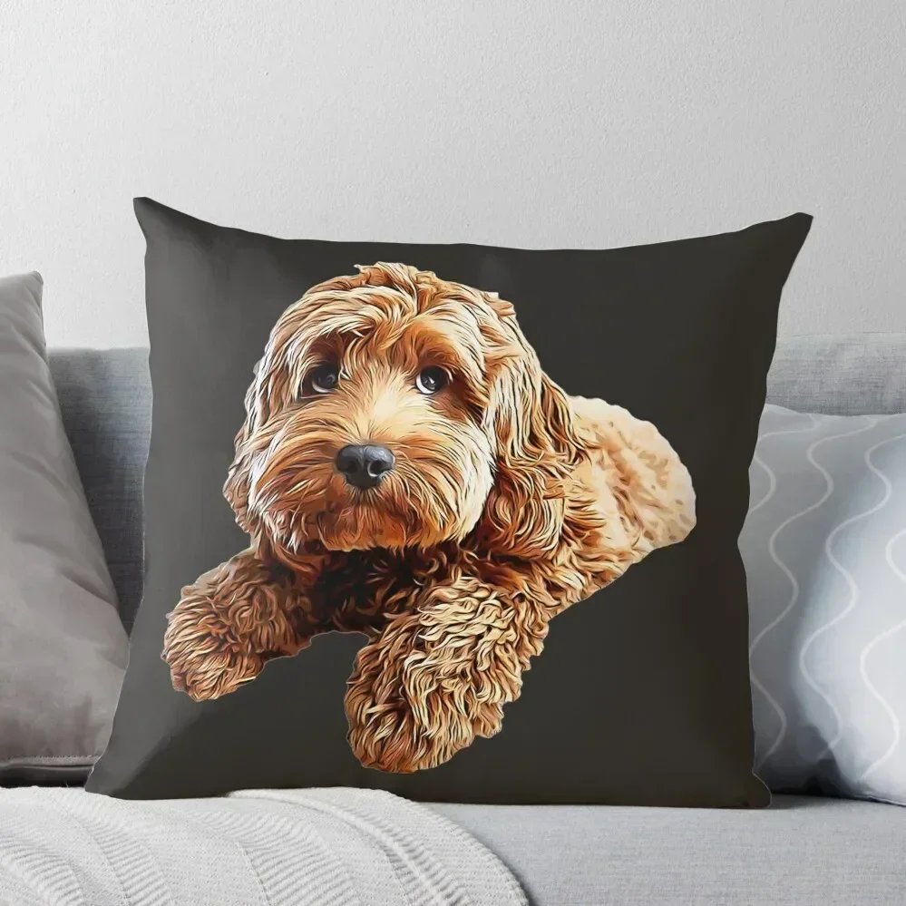 

Doodle Cockerpoo Cockapoo Spoodle Cute Puppy Dog Throw Pillow Pillows Aesthetic christmas ornaments 2025 home decor items pillow