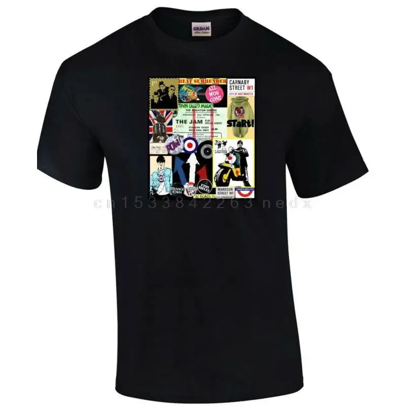 THE JAM TRIBUTE T-SHIRT WELLER FOXTON BUCKLER MODS STYLE COUNCIL SCOOTERS