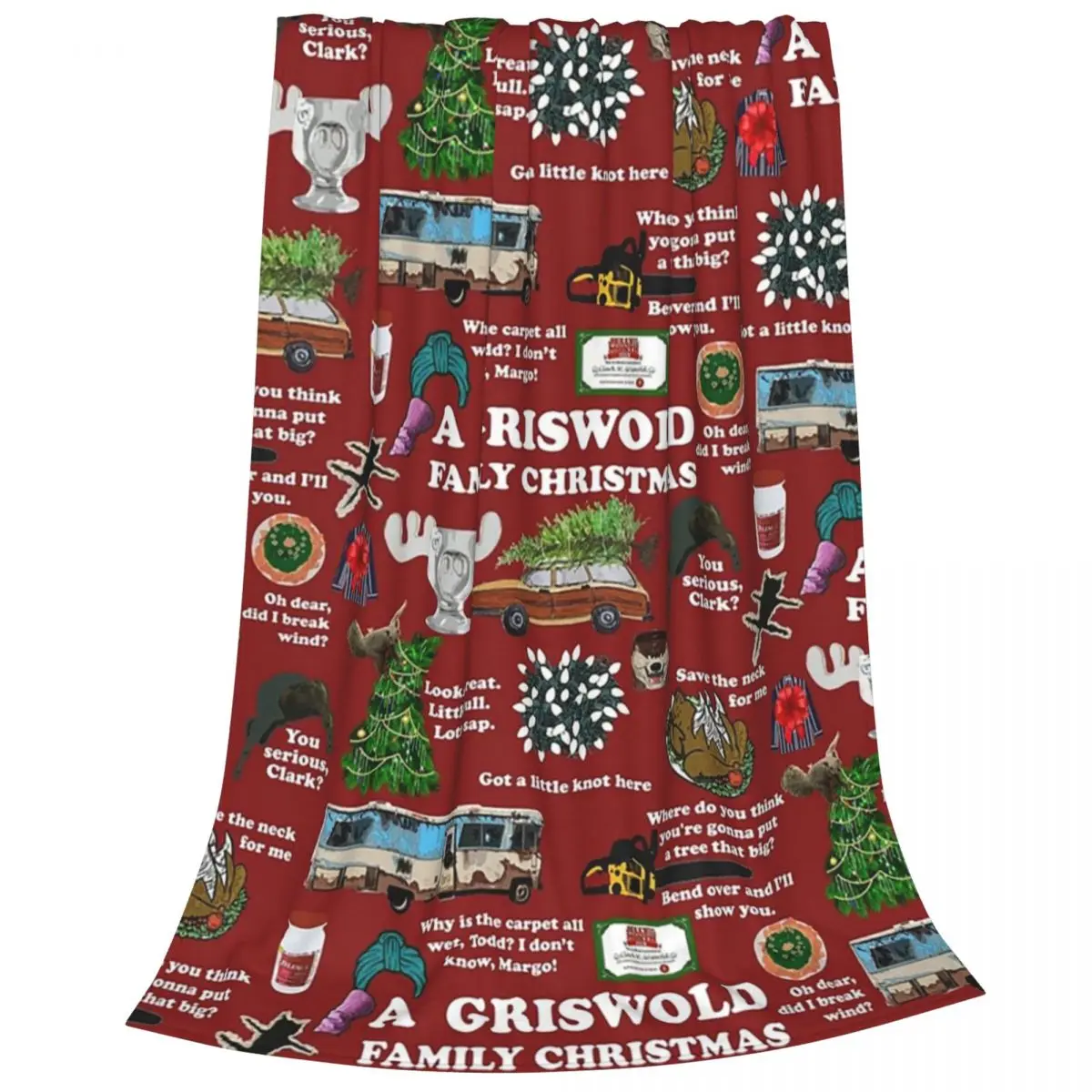 Christmas Vacation Collage Blankets Fleece Multi-function Sofa Throw Blankets For Couch Bedding Outdoor Throws Bedspread Quilt