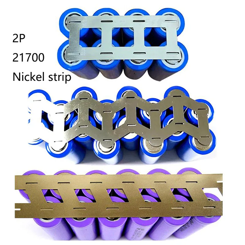 

1kg/21700 Nickel Strip Oblique Row Staggered Battery Connecting Piece 21.5mm/22.5mm/22.7mm/23mm/23.4mm Nickel-plated Welding Rod