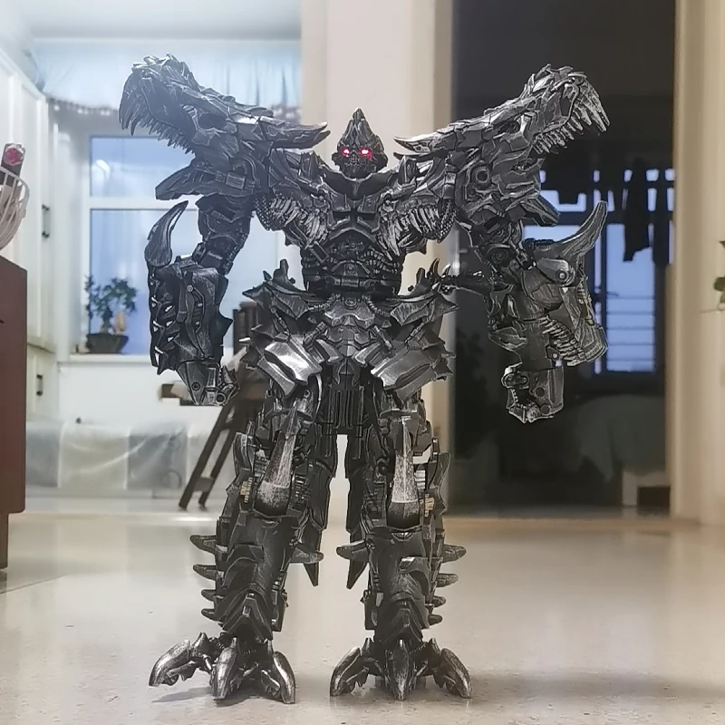 Transformatoren Grimlock Schokgolf Beweegbare Soldaat Afgewerkt Product Model Verjaardagscadeau Metaal Morphing Robot Cadeau Spot