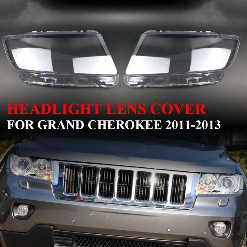 Car Headlight Lens Cover Transparent head light lamp Shell for Jeep Grand Cherokee 2011 2012 2013 Right