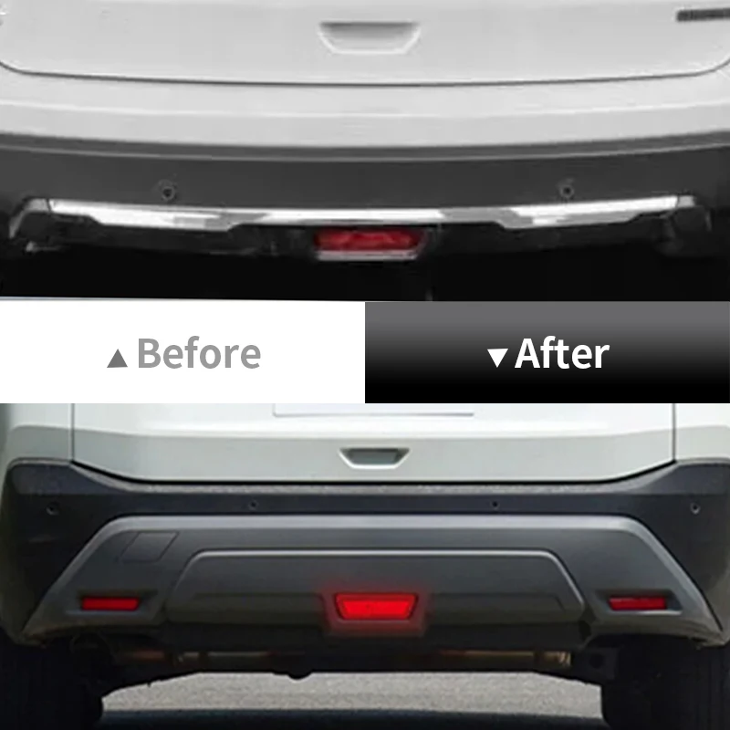 1xFor Nissan X-Trail T32 Rogue 14-2016 Juke 11-16 ,Murano 15-18 Car Middle Rear Tail Bumper Center Reflector Fog Light Housings