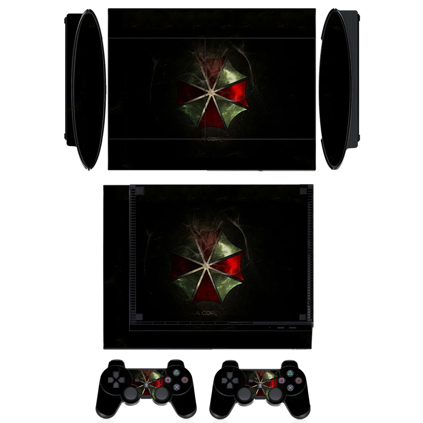 2911 Vinyl Skin Sticker Protector for Sony PS3 Super Slim and 2 Controller Skins Stickers