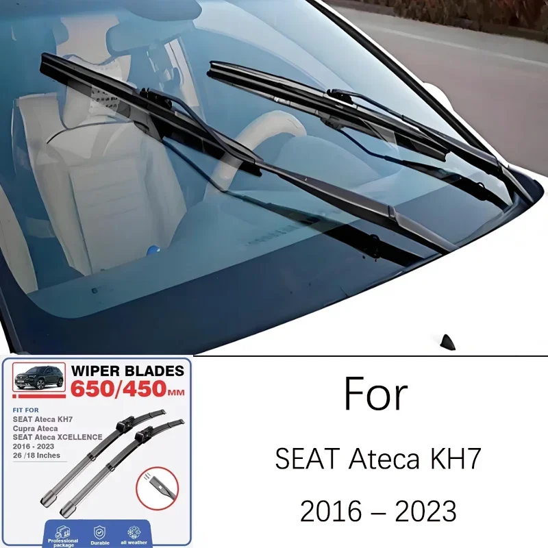 

Windshield Window Brush 26 18 Inches Rubber Front Wiper Blade Accessories For SEAT Ateca KH7 2016-2023 2017 2018 2019 2020 2021