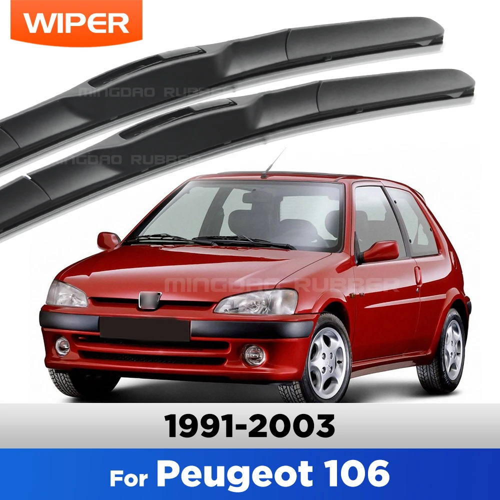 

Quiet & All-Season Wiper Blades For Peugeot 106 1991-2003 1992 1993 1994 1995 1996 1997 1998 CREATROAD Windshield Wipers 20"+18"