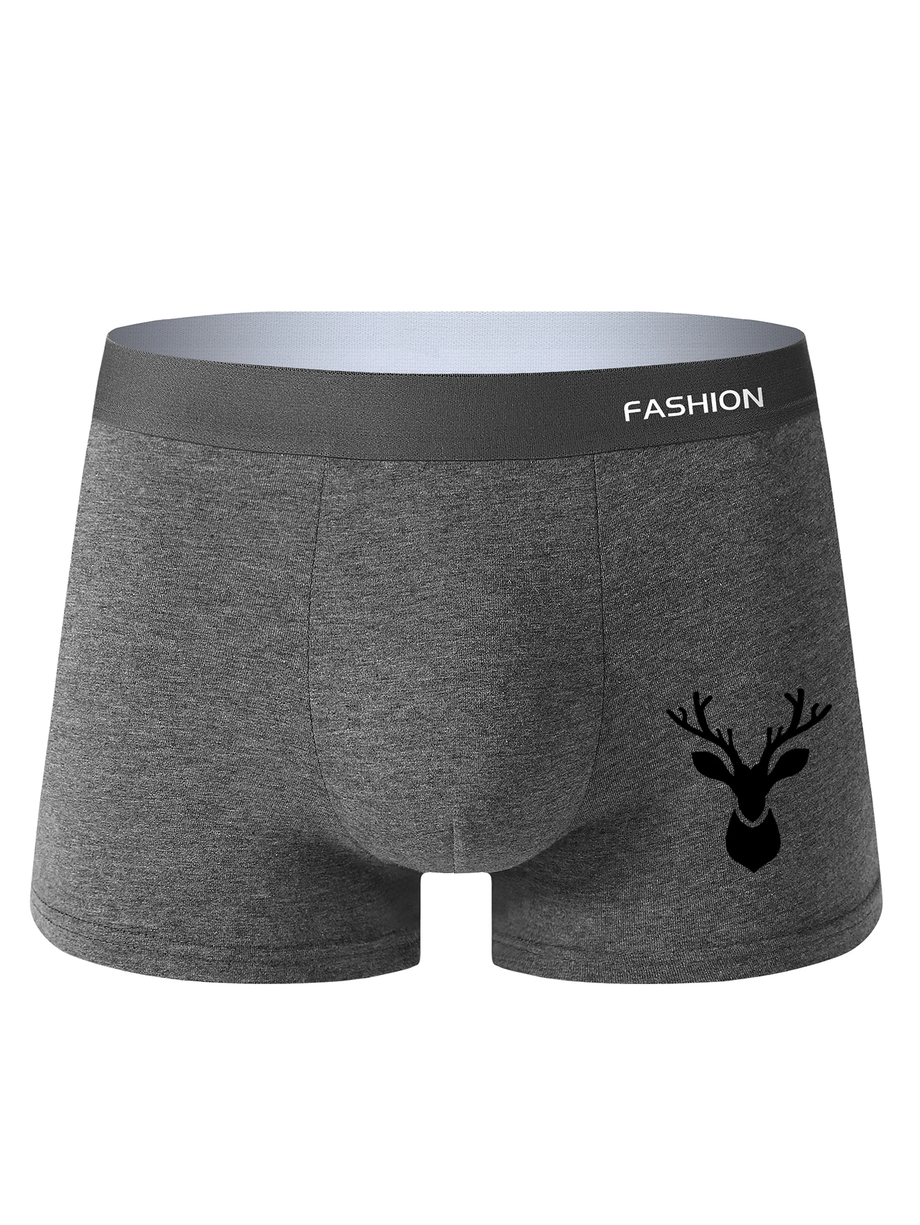 4-Pack Men's Underwear Soft Breathable Printed Boxer Shorts Fashionable Sporty Briefs Comfortable Underwear for Men 2