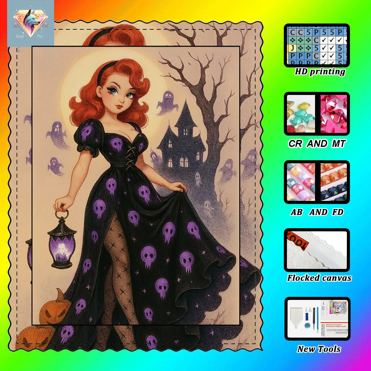 

【Piu Diamond Art】Красивая девушка 100% смола FD+ab+cr Набор для алмазной штамповки Идеальный шедевр стоит купить