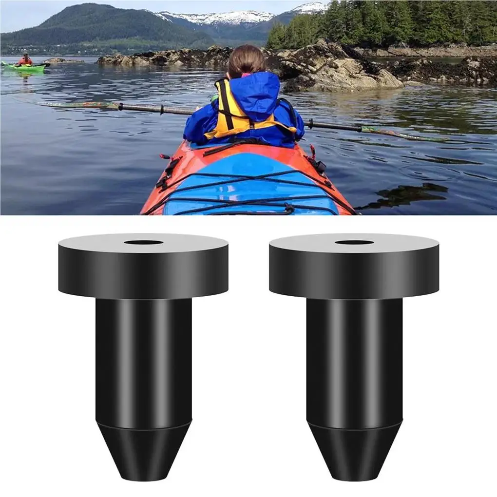 6 Pieces Kayak Drain Plug Rubber Canoe Marine Waterproof Plugs Stopper