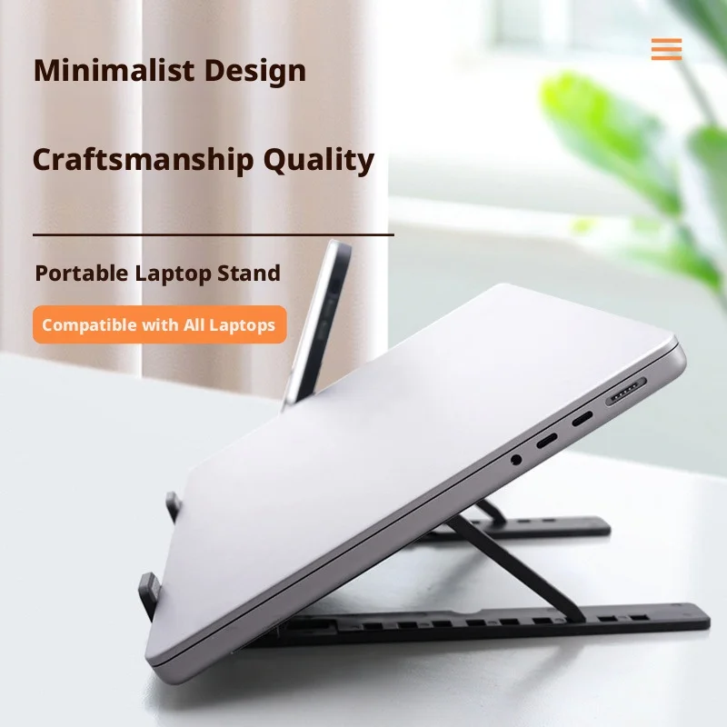 Foldable Laptop stand Notebook Support Base Holder Adjustable for Computer Macbook Pro Riser Cooling Bracket Holder Accessories