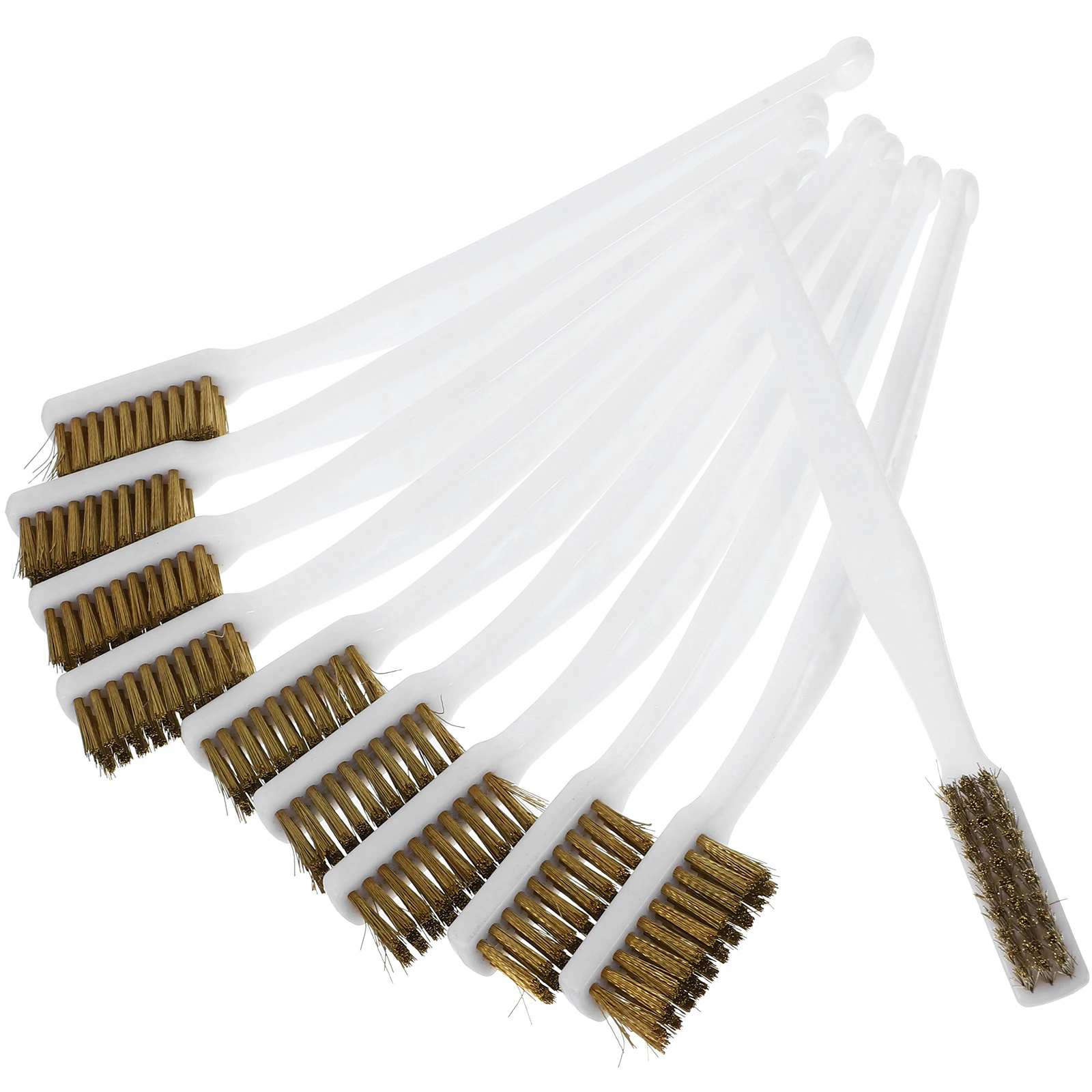 

10pcs Maintenance Durable Strong Rust Removal Carbon Rust Removal Brush Steel Cleaning Tool Friendly Metal Surface