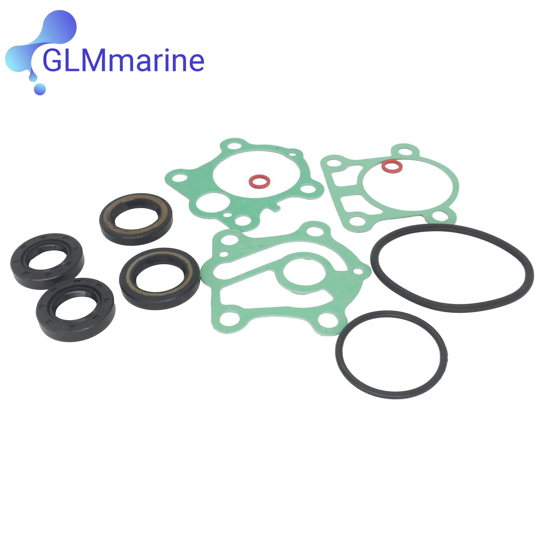 For Yamaha 6J8-W0001 Lower Unit Gasket Seal Kit 25 30 HP Outboard Motor 6J8-W0001-21 6J8-W0001-C1 6J8-W0001-C2 Sierra 18-2789
