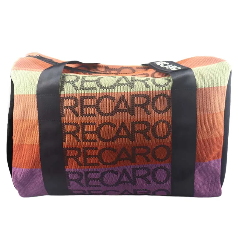 RECAR JDM Style Large Fabric Canvas Handbag Racing Duffle School Bags Outdoor Travel Luggage Bag Seat Harness