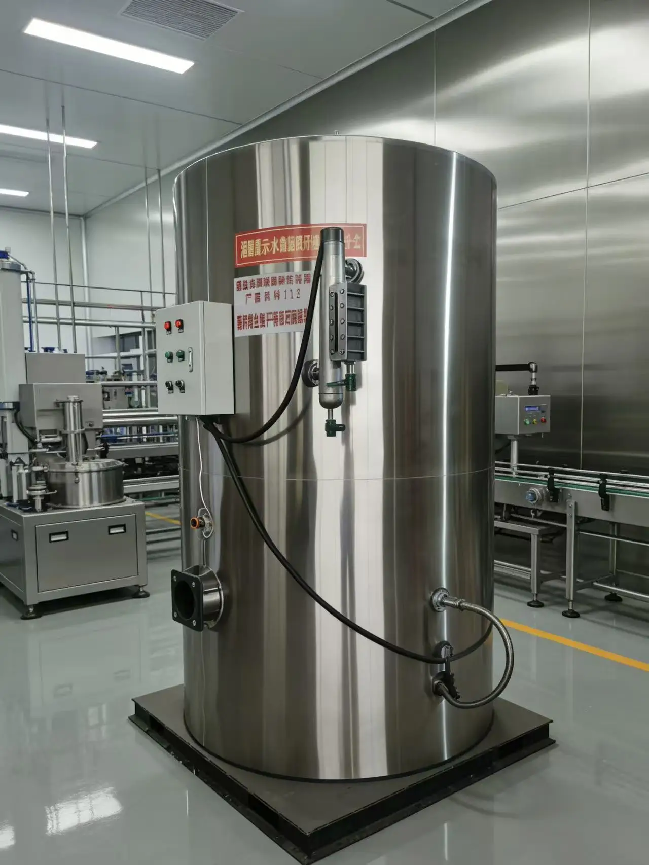 Small Vertical Gas-Fired Hot Water Boiler Use for Restaurants Manufacturing Plants Natural Fire Tube Steam Low Coal