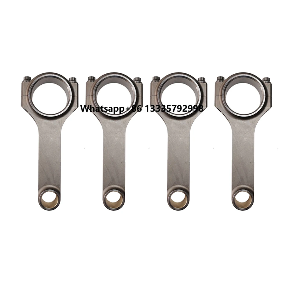 

HIMYCAR AUTO ENGINE PARTS FORGED 4340 H-BEAM CONNECTING ROD for Honda F23 F23A1 F23A4 F23A5 F23A7 Accord LX SET of 4 WITH BOLTS