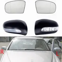 Side Mirror Heated Glass Lens Rearview  Housing with Turn Signal Lamp For Mercedes-Benz S-Class W220 S280 S320 S430 98-05