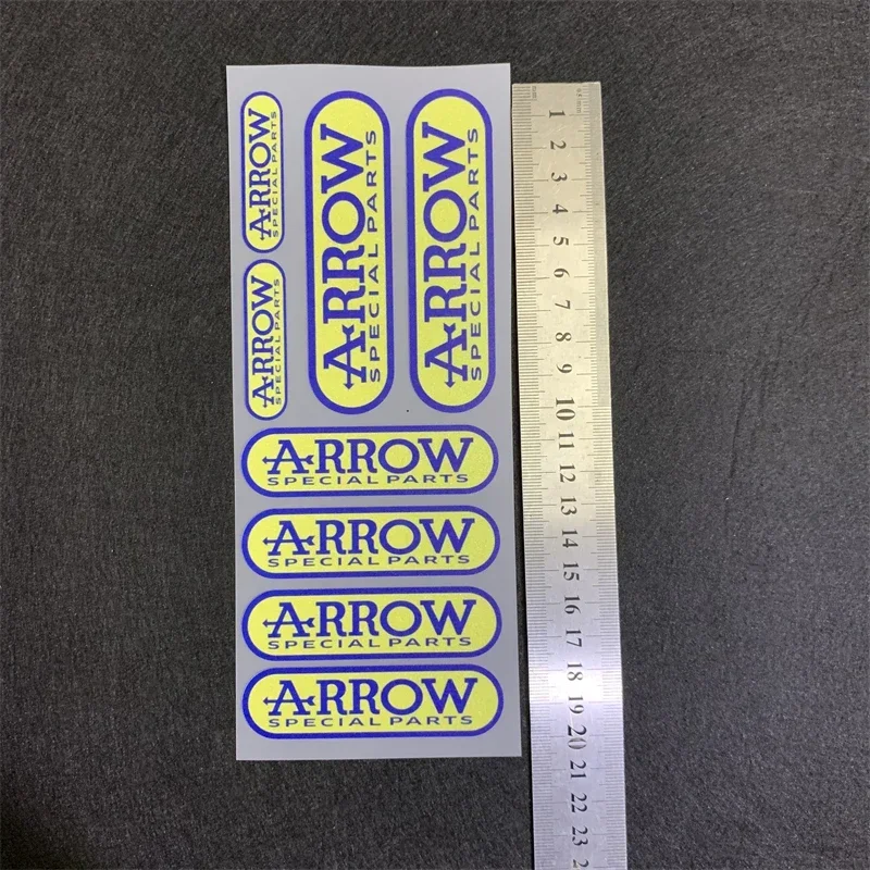 Motorbike Sticker Helmet Sticker Scooter Sponsor Shock Absorber Refit Sticker Decorative Decal Reflective Waterproof for ARROW