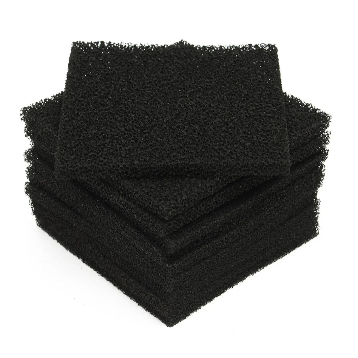 12.8x12.8cm 10Pcs/Set Activated Carbon Filter Sponge For 493 Solder Smoke Absorber ESD Fume Extractor