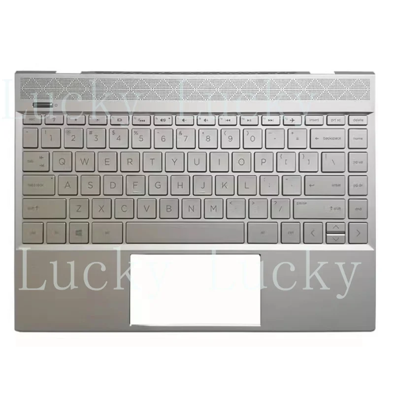 

f English UK Keyboard&PalmRest For HP Envy 13-AH L19541-031 with backlit Pale Gold
