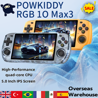 Powkiddy RGB10 Max3 Handheld Game Consoles Open-Source RK3566 5-Inch 1280*720 Ips Screen Retro Consoles Children's Gift Men gift