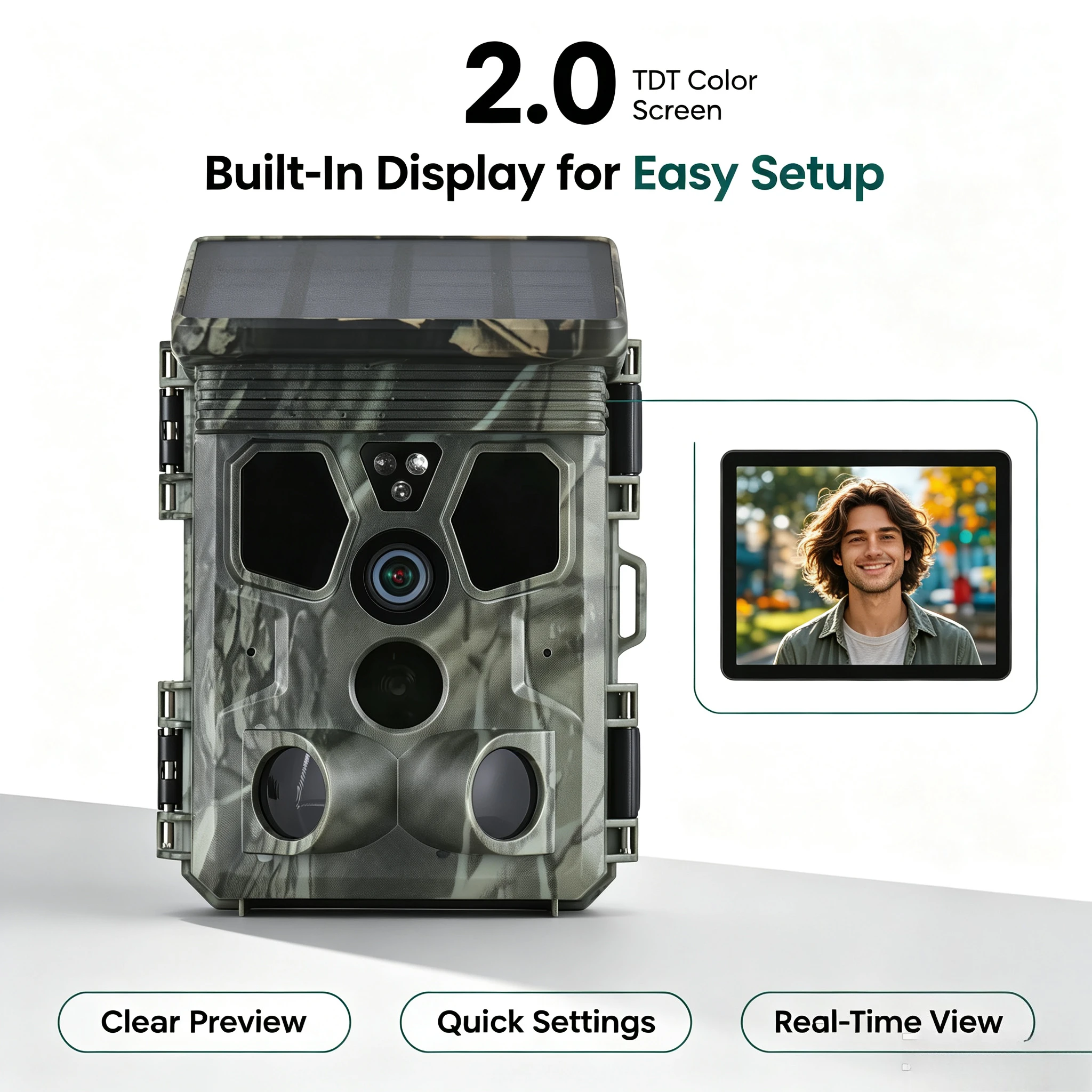 4K WIFI Night Vision 120MP Wil - Home Security Game ulasan dan harga