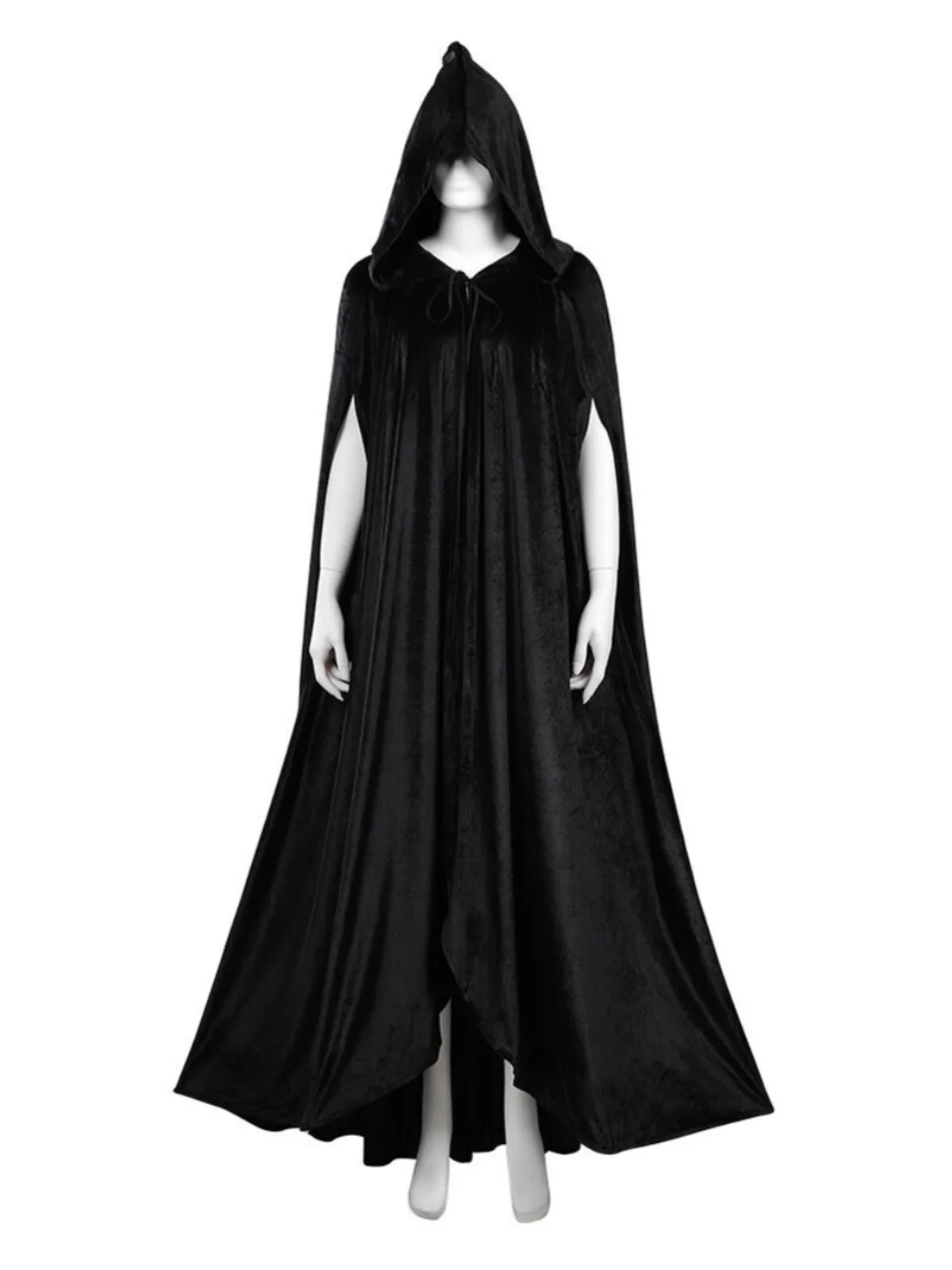 معطف كوسا مخملي طويل بغطاء للرأس للرجال والنساء لمرحلة الأداء Faion ow الزي Tuo Chen الوطني #2