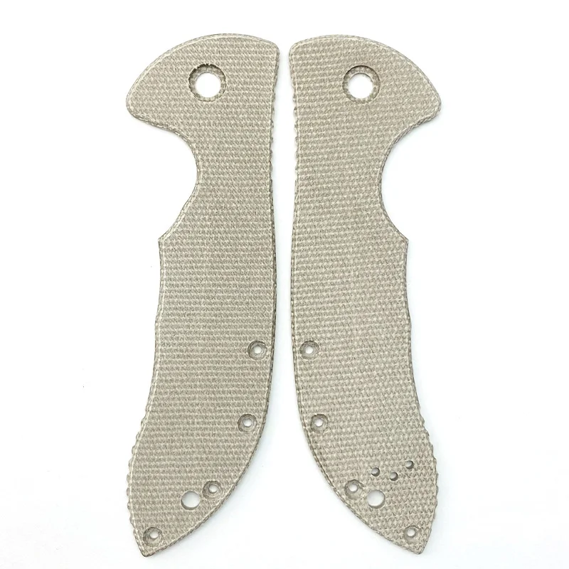 Custom Made Micarta Material Folding Knife Scales Grip Patches for Emerson Commander Knives Handle DIY Make Accessories Parts