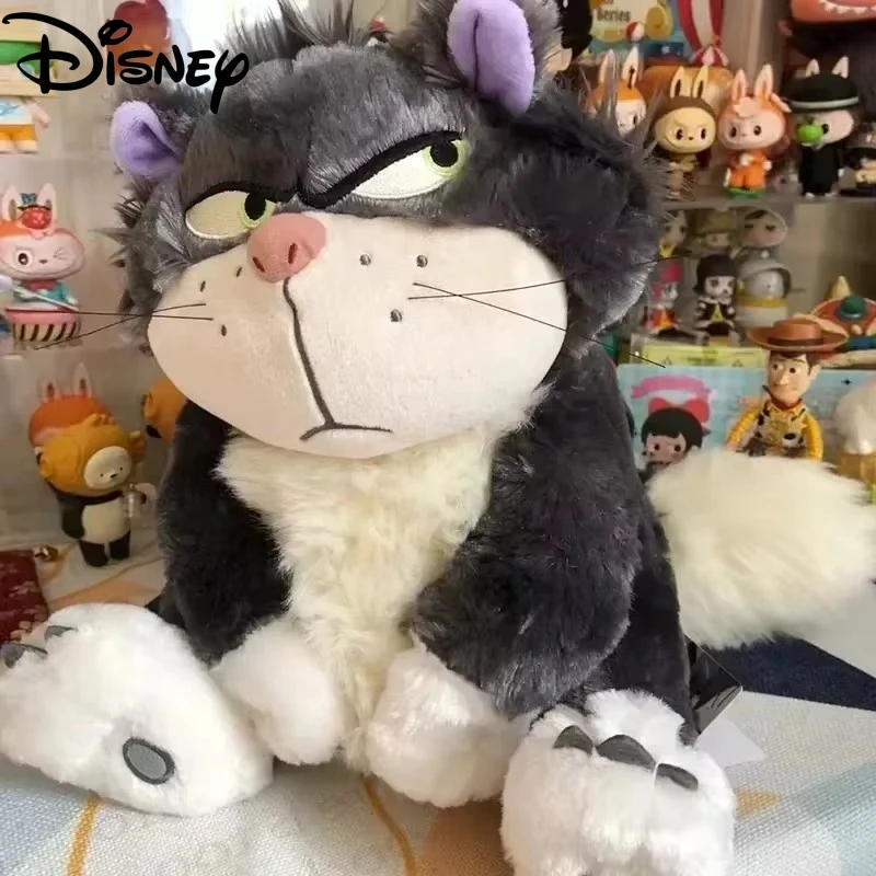 30-60cm Disney Genuine Lucifer Plush Toy Stuffed Animal  Plush Toys Japan Figaro Cinderella'S Cat  Girl Children Surprise  Gifts