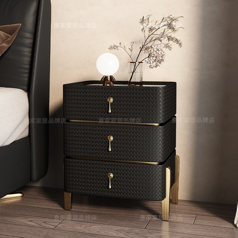 Decor Estetica Comodino Design Semplice Moderno Comodino di Lusso Cassetto Unico Mesitas De Noches Dormitorio Mobili per Camera da Letto