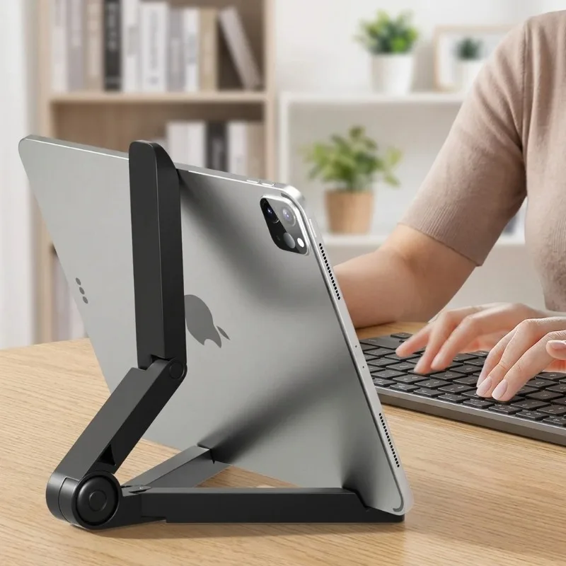 Adjustable Foldable Tablet Stands Portable Monitor Stand for Tablets Kindle Fire and Smartphones
