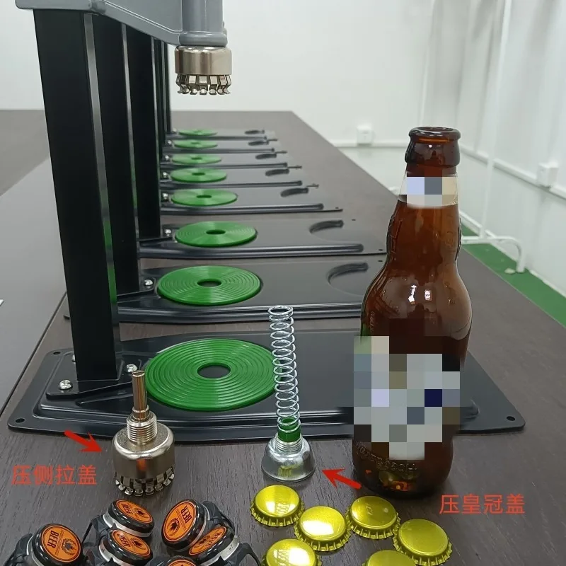 Capping Machine Packaging Equipment Multi-functional 2-in1 Beer Capper Soda Glass Wine Bottle Sealing Tool for Drink Bottle Caps