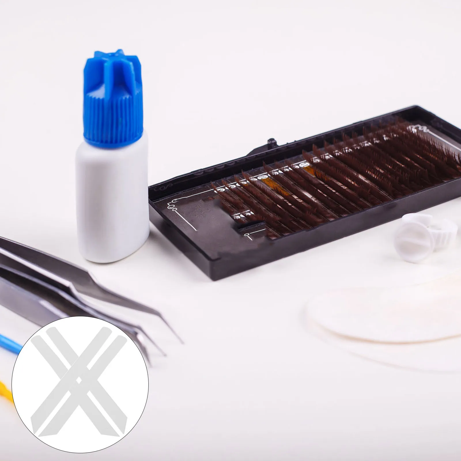 

6 Pairs Brow Lamination Kit Tools Eyelashes Lifting Strip Pads for White Silicone Anti-fall off